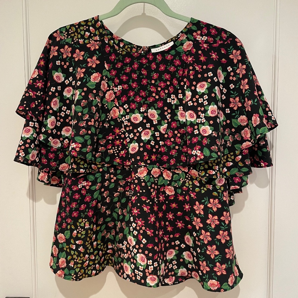 Top shop floral blouse